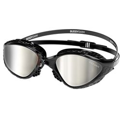Buddyswim Goggles OzeanX Black/Silver Mirror