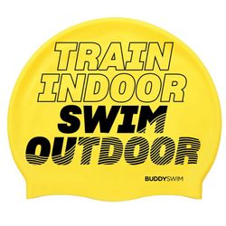 Buddyswim Gorro de natación Silicone Swim Cap TSO Yellow