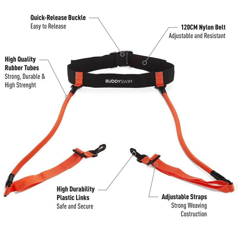 Buddyswim Stationary Swim Lane Belt