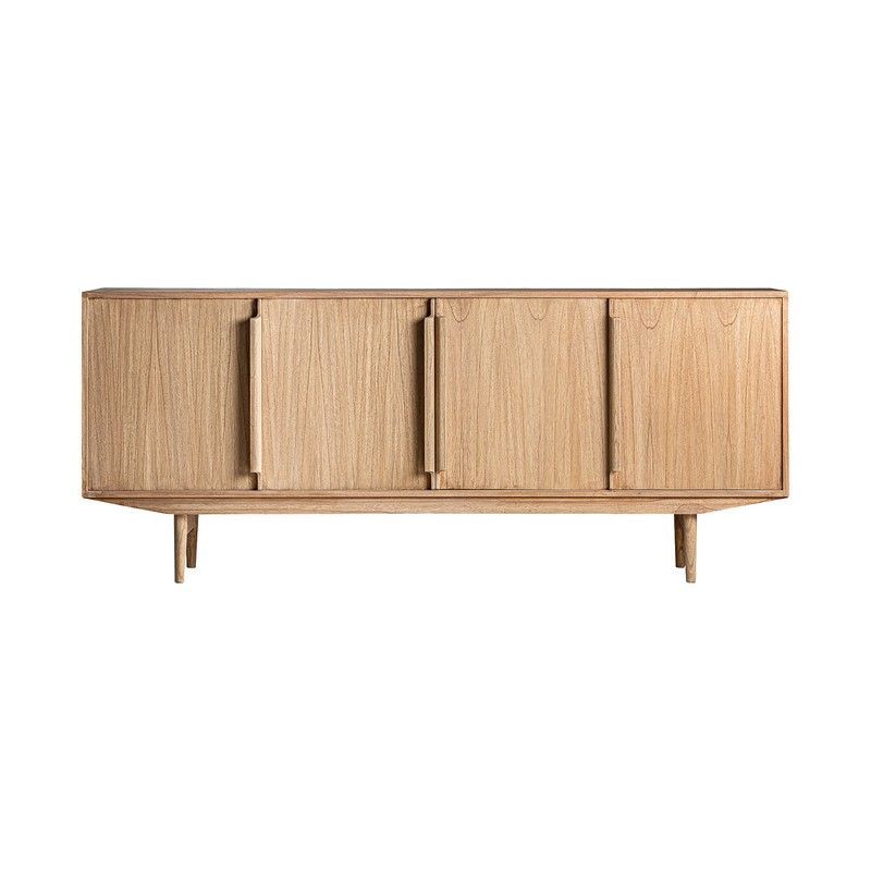 Buffet Nyry de madera mindi en natural, 200 x 43 x 83 cm