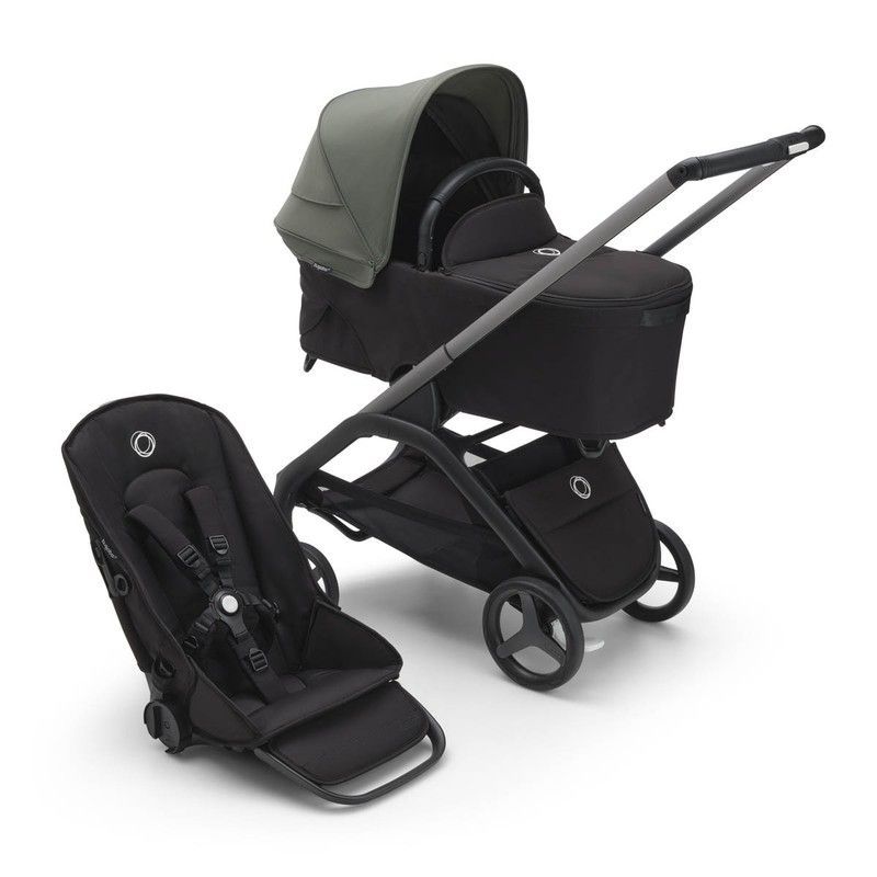 Bugaboo Drangonfly completo con chasis Graphite base negra
