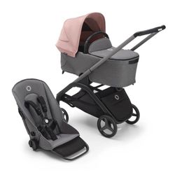 Bugaboo Drangonfly completo con chasis graphite y base gris melange