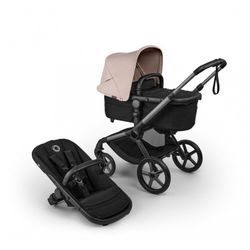 Bugaboo Fox 5 completo Renew chasis graphite, base negra y capota taupé