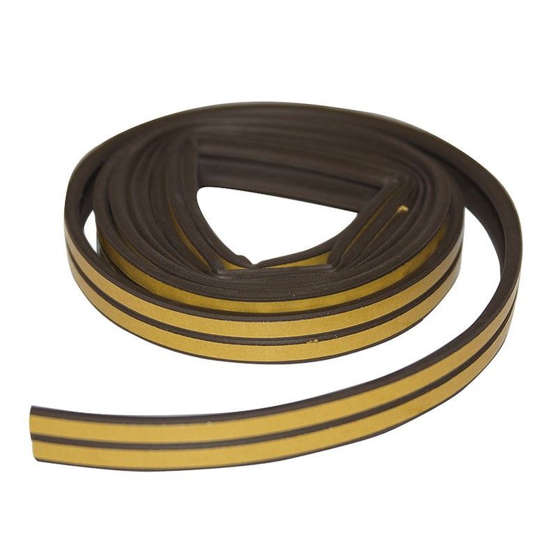 Burlete caucho MIARCO perfil E Burlete Caucho Tipo E 9 Mm X 6 M. MarrÇün