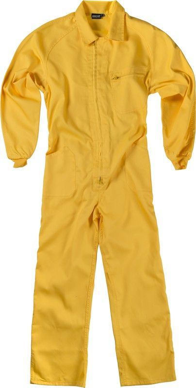 Buzo italiano cuello solapa manga ranglan Amarillo