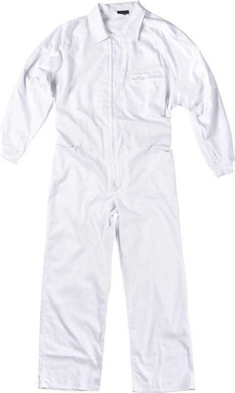 Buzo italiano, cuello solapa, manga ranglan Blanco