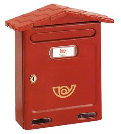 Buzon Chalet Rojo Tierra