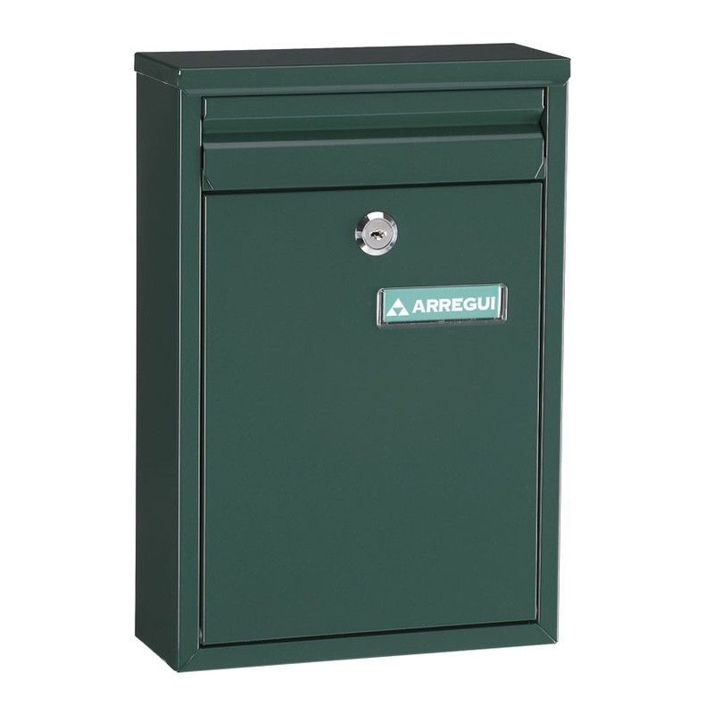 Buzón de exterio/interior Arregui Zaguan. Color verde.