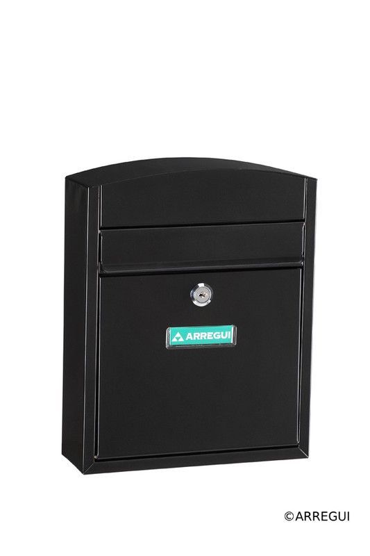 Buzon Exterior Acero Negro 32X26X9CM