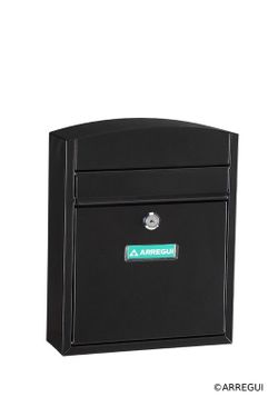 Buzon Exterior Acero Negro 32X26X9CM