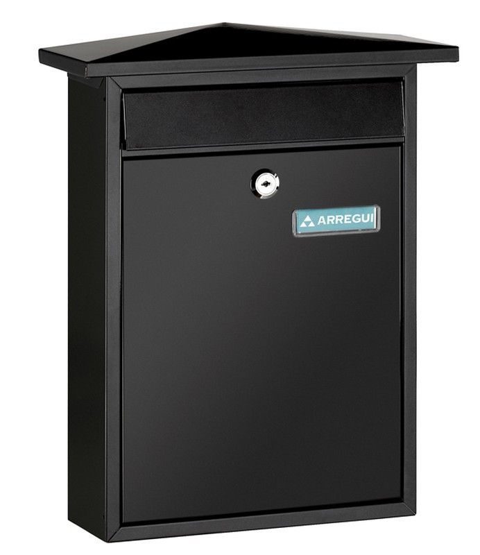 Buzon Exterior Acero Negro 37X31X10CM