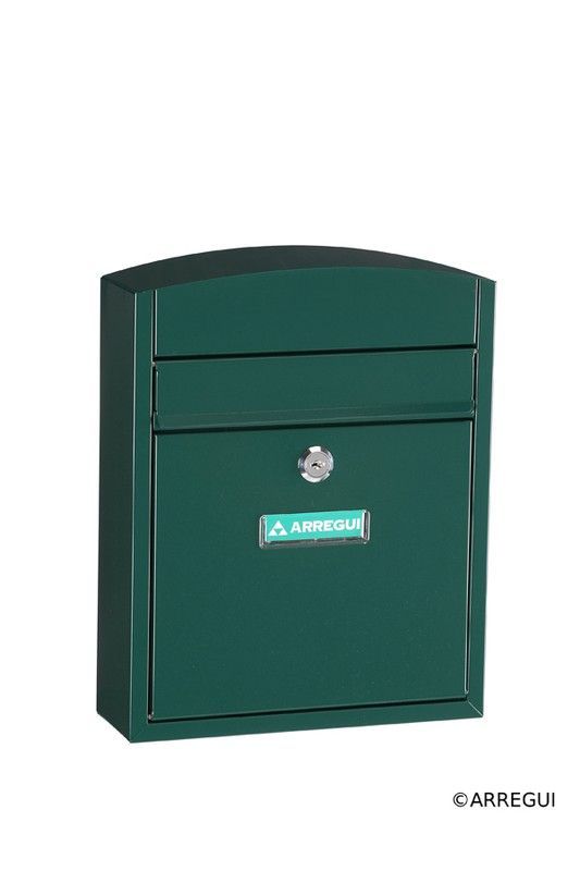 Buzon Exterior Acero Verde 32X26X9CM