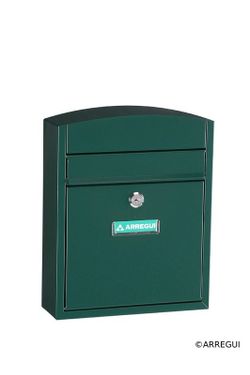 Buzon Exterior Acero Verde 32X26X9CM
