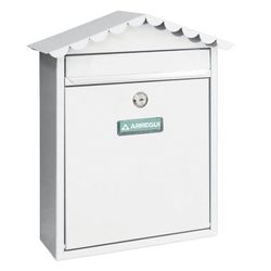 Buzón exterior ARREGUI Visit. Buzón Mod. Visit. Blanco. 26X9Xh36 Cm.