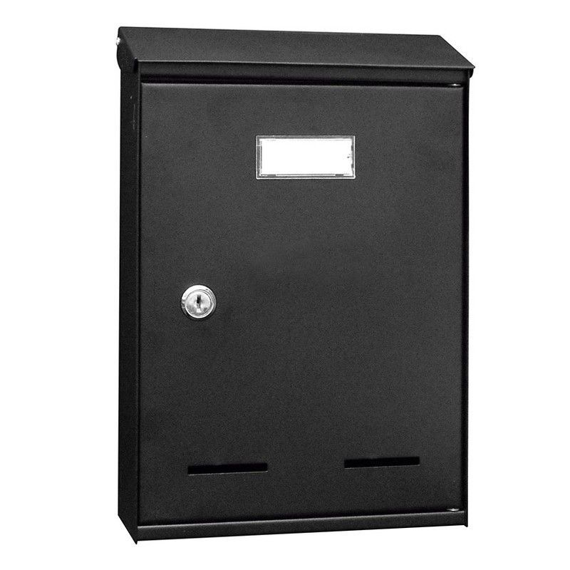 Buzón exterior BTV Nano. Buzon Metalico Ext. Mod. Nano. Negro.