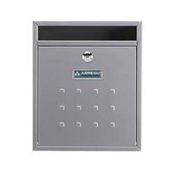 Buzón interior ARREGUI Mira V1300. Buzón Interior Vert. Mira.Plata. 26X9H31