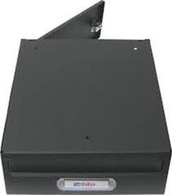 Buzón Moncayo Mural Doble Acceso Fondo 350 Negro