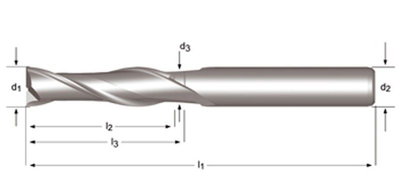 C122 - dormer hss-e brillante din 1835 a shank fresas de acabado n dormer dormer