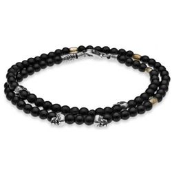 CAB8A Pulsera unisex Plata de Palo hecha de plata, bronce, resinas...