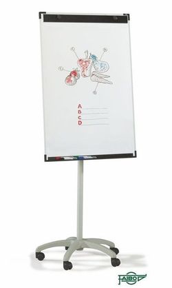 Caballete de melamina con ruedas