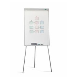 Caballete estratificado blanca con sistema de estabilidad 70x102 cm.