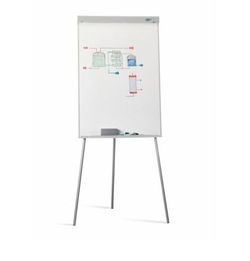 Caballete melamina blanca 70x102 cm.