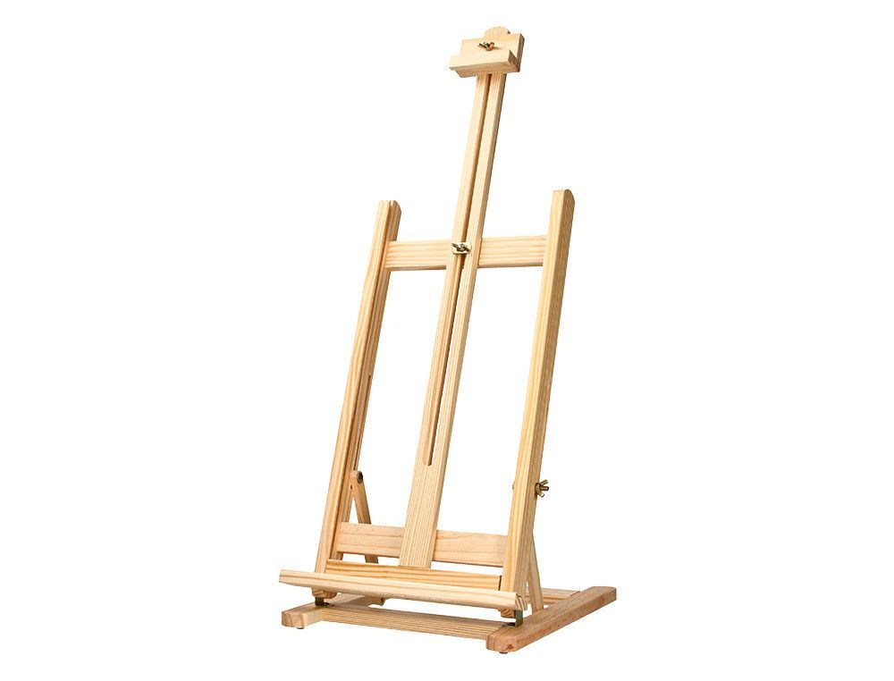 Caballete pintor liderpapel sobremesa madera fsc 80x27,5x30 cm
