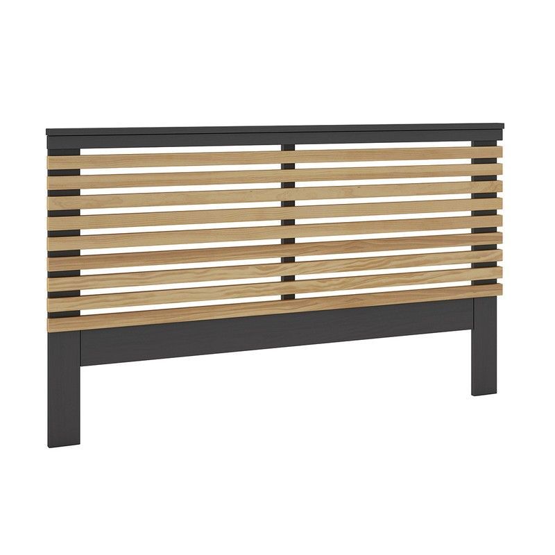 Cabecero de madera de pino en bocamina y natural, 146 x 5 x 100 cm | Lavis