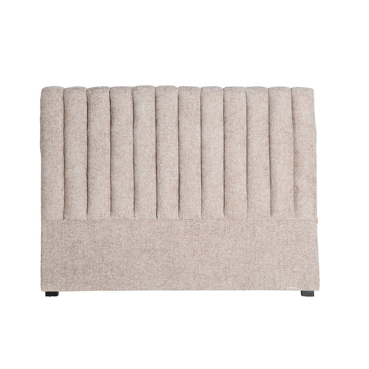 Cabezal de algodón en gris , 160 x 9 x 122 cm | Gilley