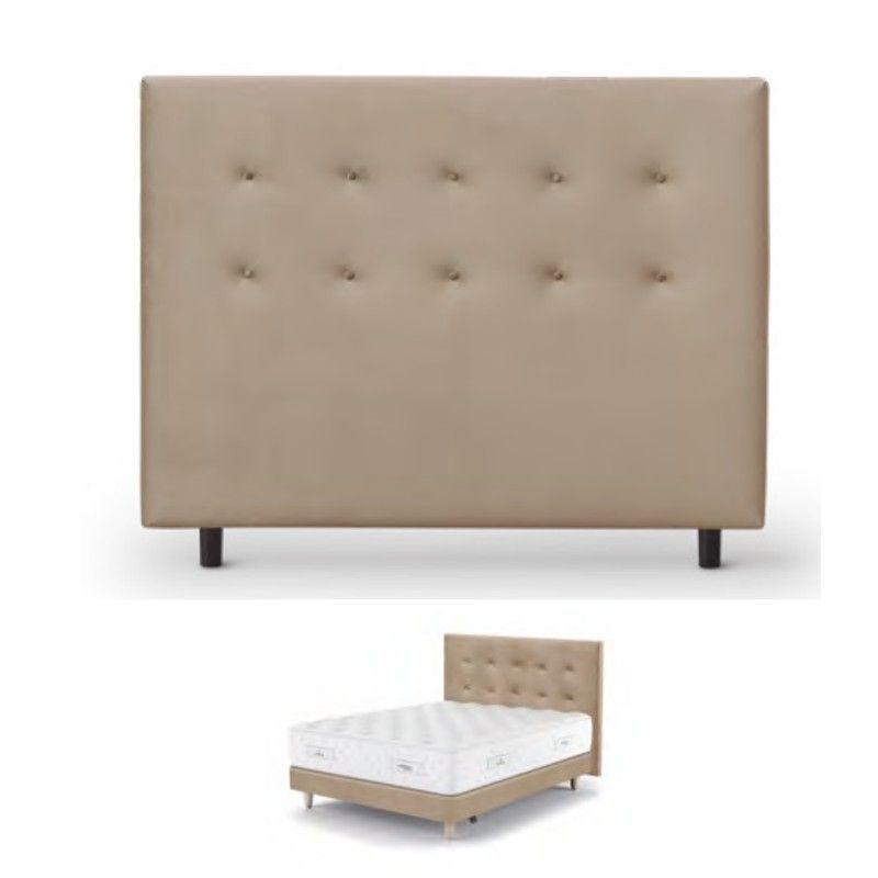 Cabezal tapizado para cama modelo Botones de Sonpura