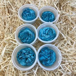 Cabezas Rosas de Jardín Preservadas Medianas 6 uds.