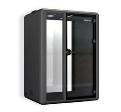 Cabina Box Mejorada con 2 Plazas o 1 Plaza Workstation, Exterior Metálico Antracita