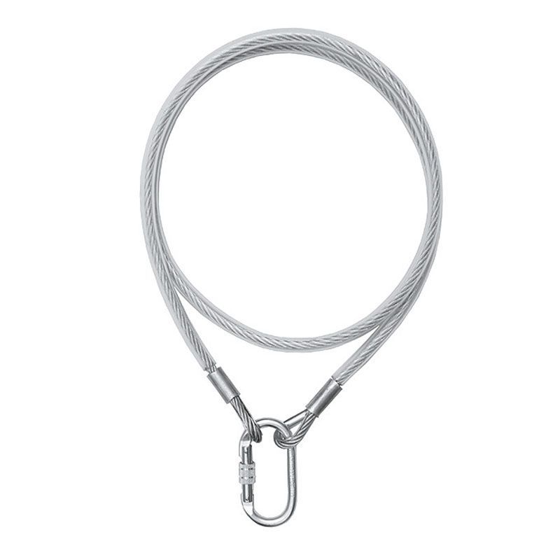 CABLE CONECTOR 5 m, de acero 8 mm diámetro con mosquetón