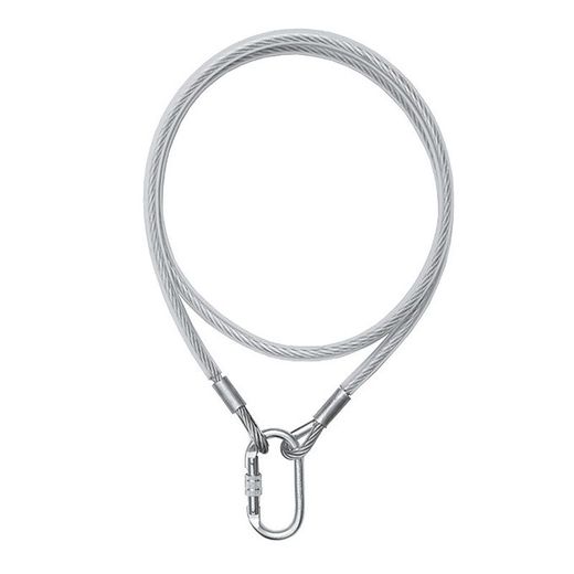 CABLE CONECTOR 5 m, de acero 8 mm diámetro con mosquetón