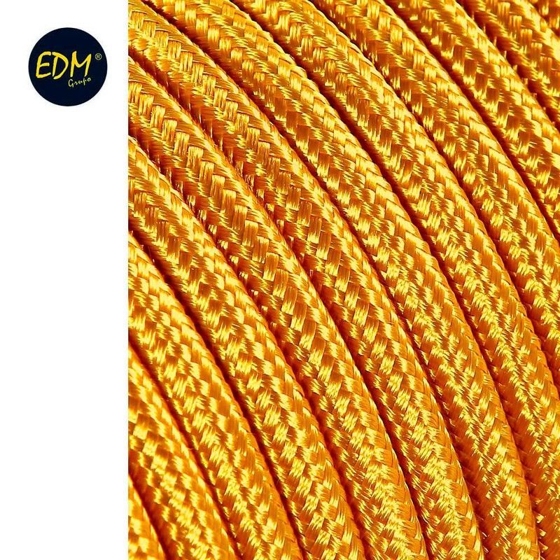 Cable cordon tubulaire 2x0,75mm c12 oro 25mts euro/mts