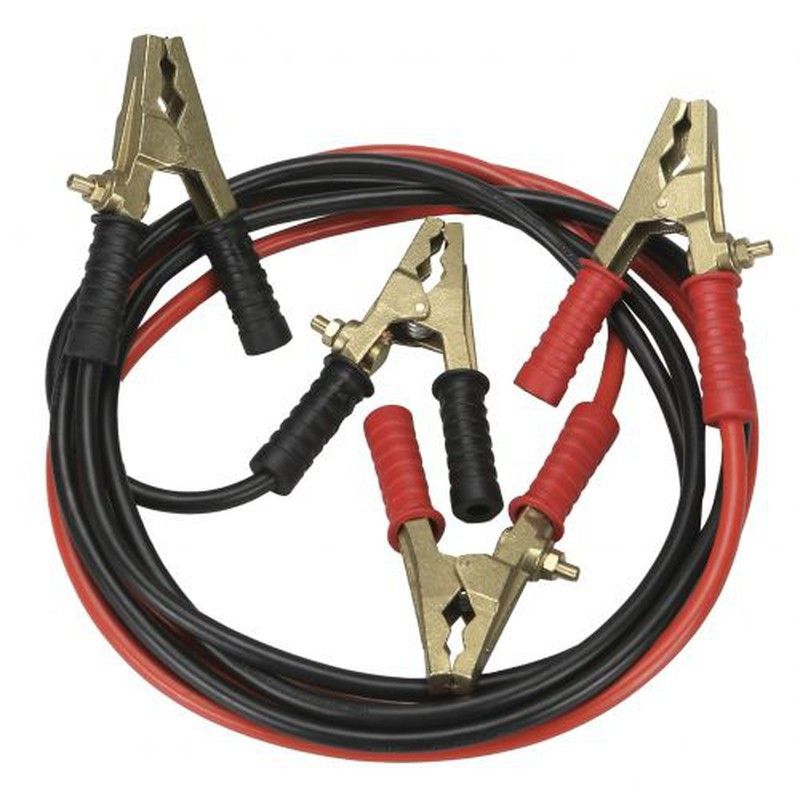 Cable De Arranque De Cobre 3,5 Etros Y Pinzas De Cobre Macizo 800A ALYCO, Referencia 199375