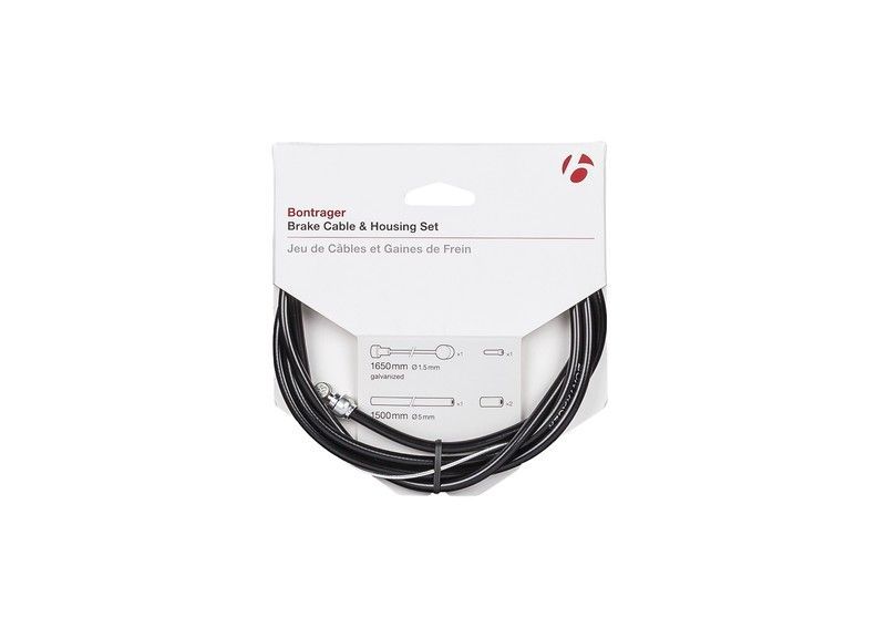 Cable de freno universal bontrager 5 mm negro/zinc