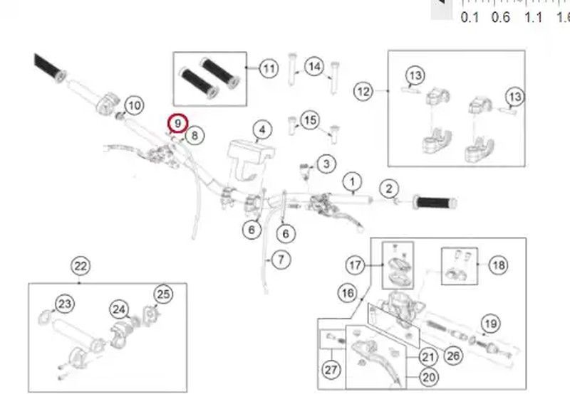 Cable de Gas con Regulador para GasGas Trial con Keihin