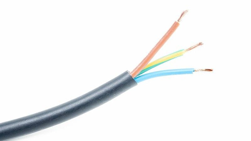 Cable eléctrico remolque manguera flexible 3 hilos