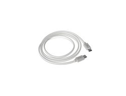 Cable groovy usb-c a tipo c longitud 1 mt color blanco