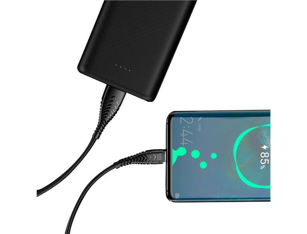 Cable veger usb-a/lightning 2.0 1,2m negro