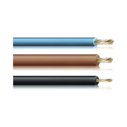 Cablecillo manualidades 0,50mm negro  euro/mts