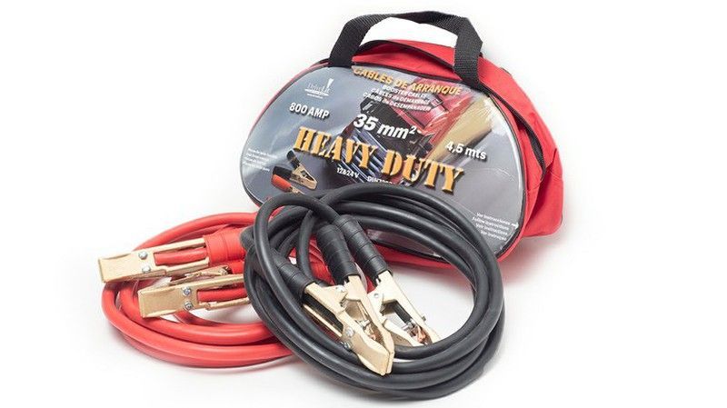 Cables arranque camion 4.5 metros de 35 mm² 800 Amperios Heavy Duty