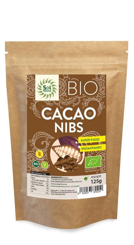 Cacao Nibs Bio 125 G