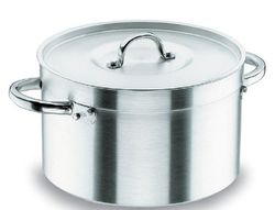 Cacerola alta con tapa 32 cm chef-aluminio