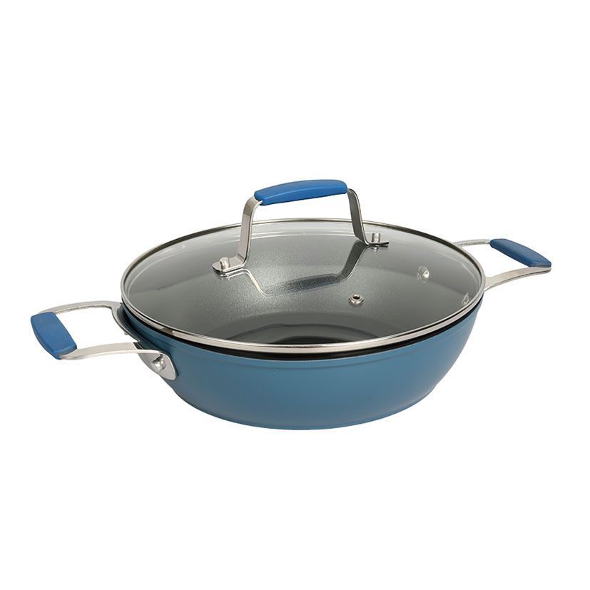 Cacerola Baja Forjado 24Cm.Blue Habitex