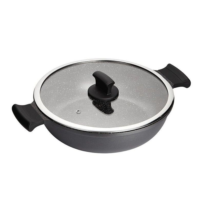 Cacerola Baja Serie Absolut Black 28cm