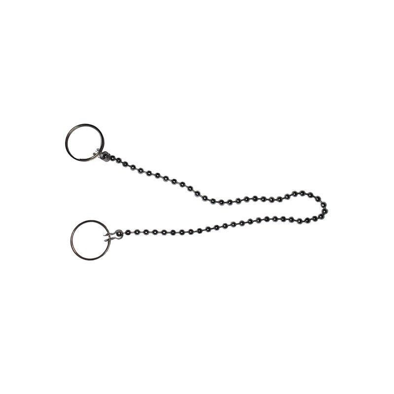 Cadena de bolas cromada - bañera - 45cm - (envasado)