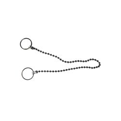Cadena de bolas cromada - bañera - 45cm - (envasado)