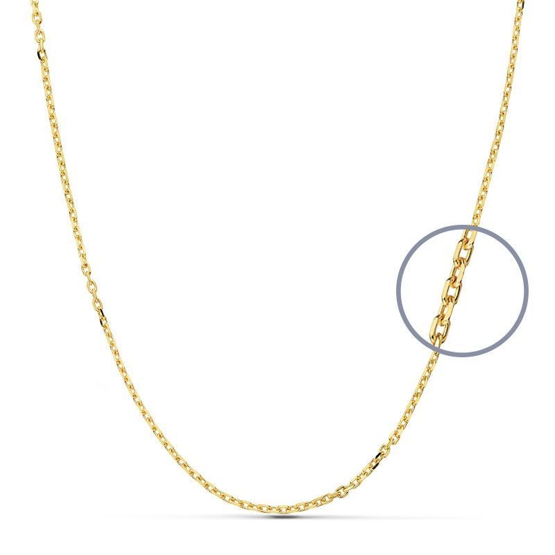 Cadena Forzada Oro 18kts Largo 60cm Ancho 1,7mm 11005060